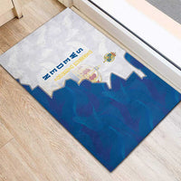 Personalized Kingdom of Sweden Coat of arms Rubber Doormat