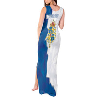 Personalized Kingdom of Sweden Coat of arms Tank Maxi Dress