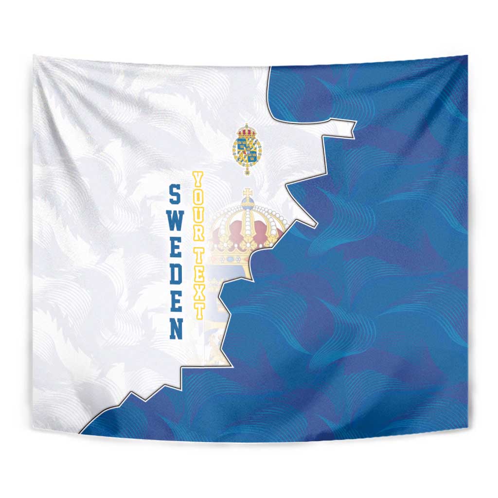 Personalized Kingdom of Sweden Coat of arms Tapestry