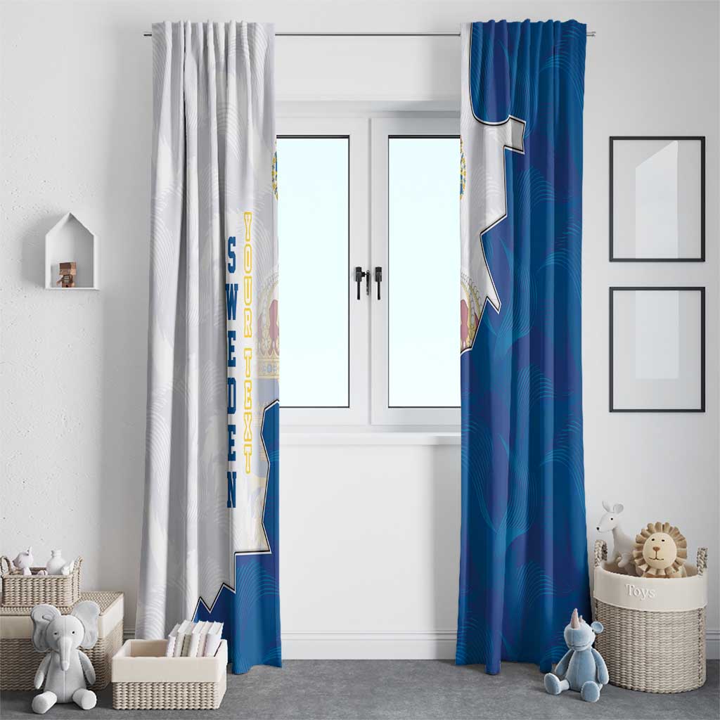 Personalized Kingdom of Sweden Coat of arms Window Curtain