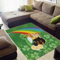 Celtic Harp Shamrock Republic of Ireland Area Rug