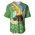 Celtic Harp Shamrock Republic of Ireland Baseball Jersey