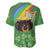 Celtic Harp Shamrock Republic of Ireland Baseball Jersey