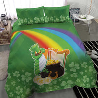 Celtic Harp Shamrock Republic of Ireland Bedding Set