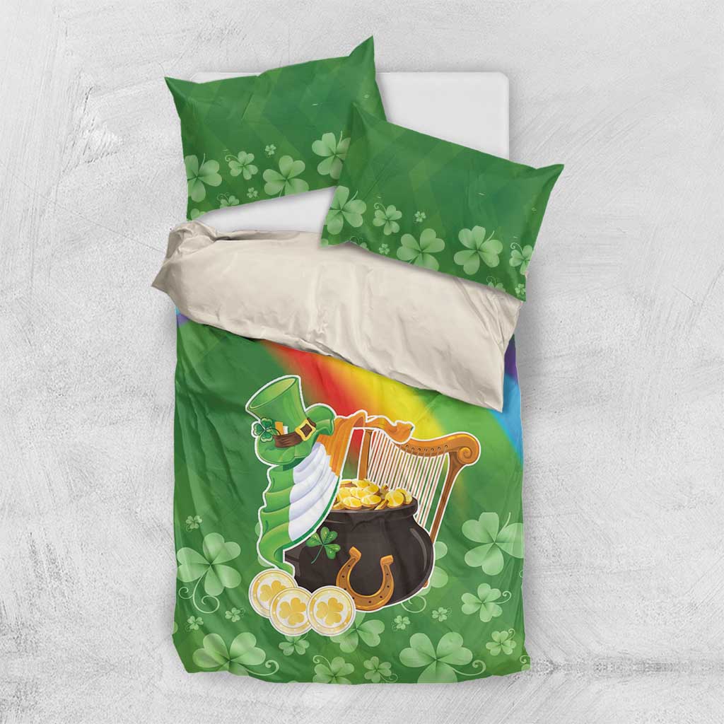 Celtic Harp Shamrock Republic of Ireland Bedding Set