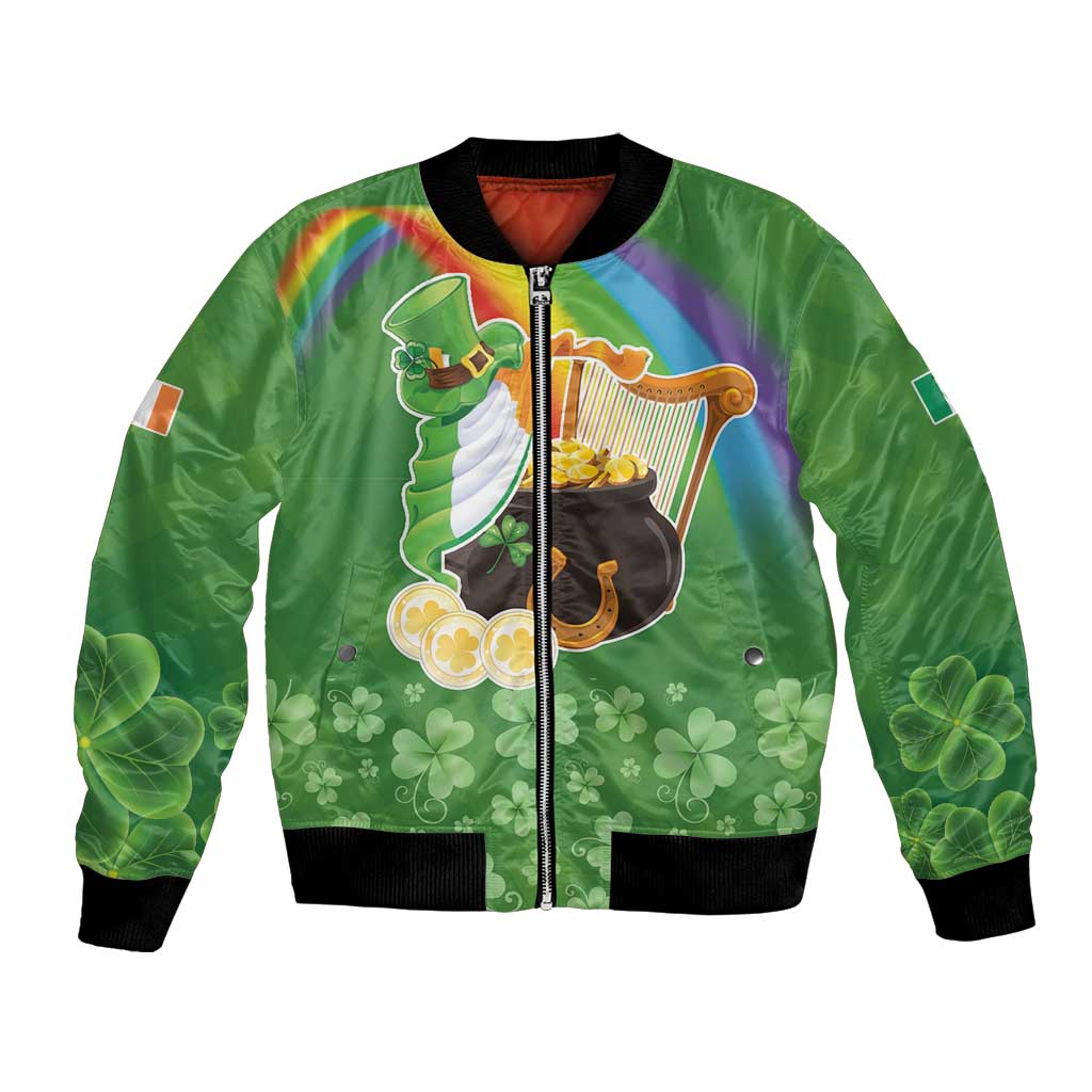 Celtic Harp Shamrock Republic of Ireland Bomber Jacket