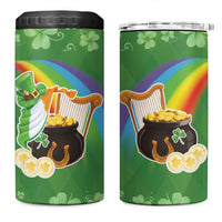 Celtic Harp Shamrock Republic of Ireland 4 in 1 Can Cooler Tumbler