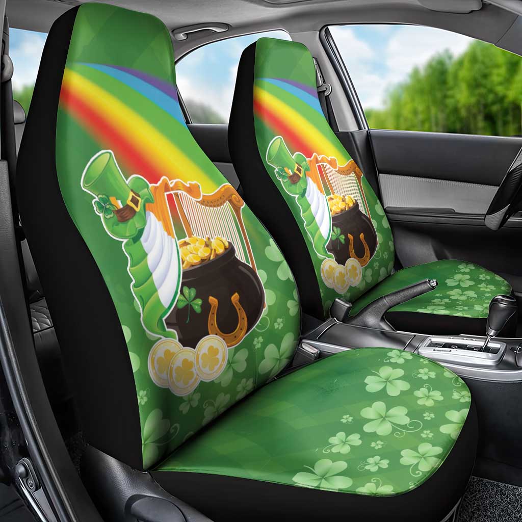 Celtic Harp Shamrock Republic of Ireland Car Seat Cover
