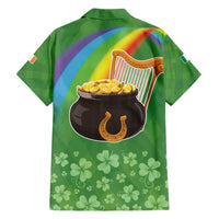 Celtic Harp Shamrock Republic of Ireland Family Matching Tank Maxi Dress and Hawaiian Shirt