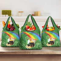 Celtic Harp Shamrock Republic of Ireland Grocery Bag