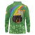 Celtic Harp Shamrock Republic of Ireland Long Sleeve Polo Shirt