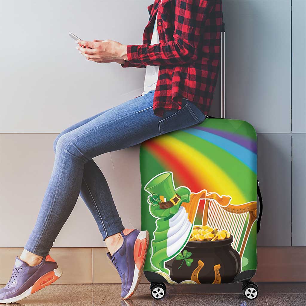 Celtic Harp Shamrock Republic of Ireland Luggage Cover