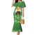 Celtic Harp Shamrock Republic of Ireland Mermaid Dress