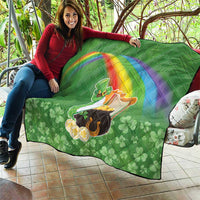 Celtic Harp Shamrock Republic of Ireland Quilt