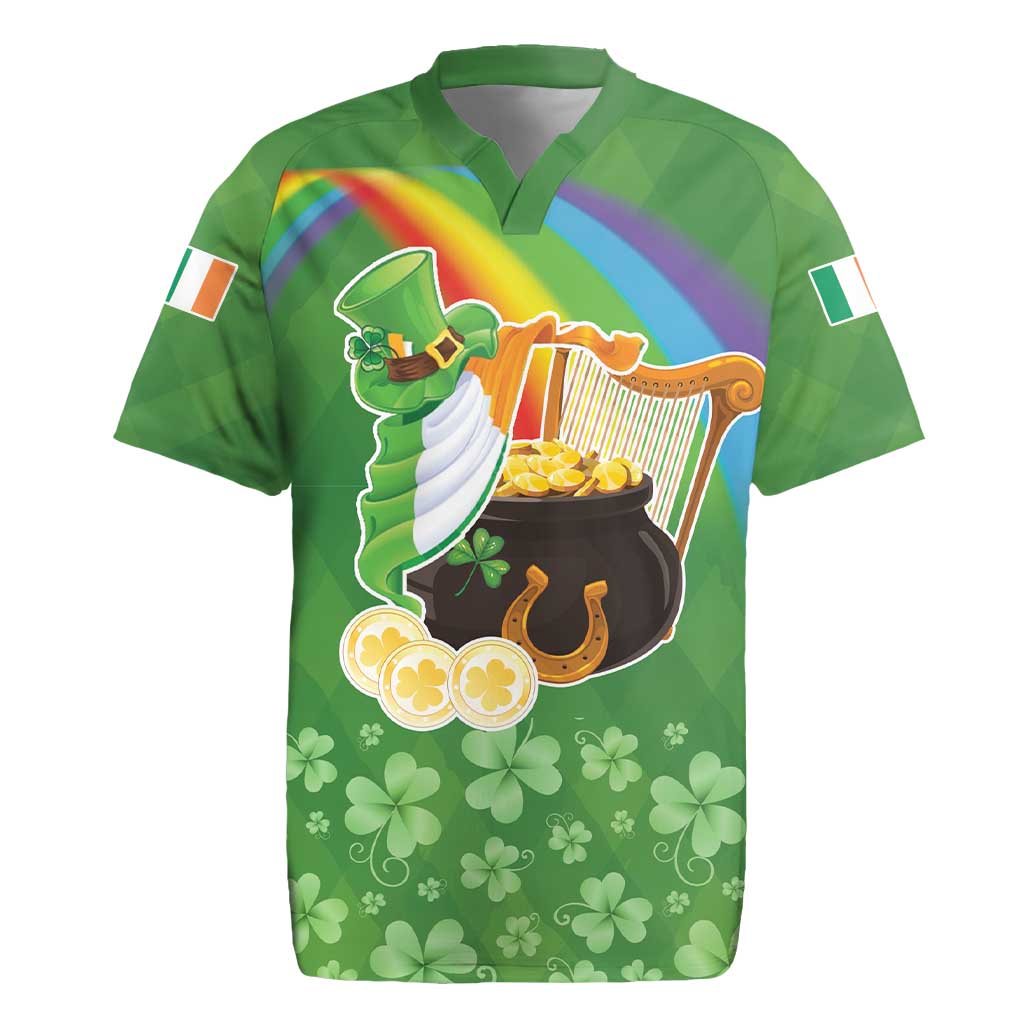 Celtic Harp Shamrock Republic of Ireland Rugby Jersey