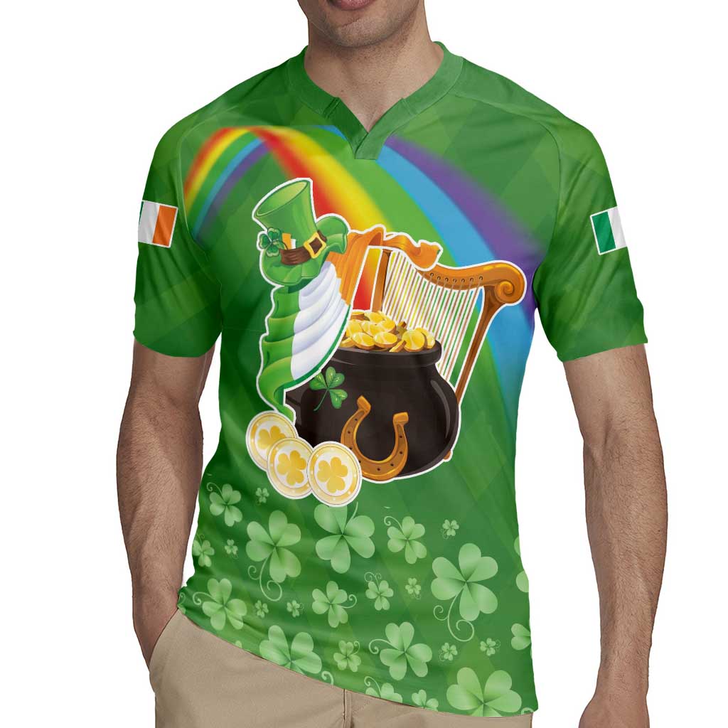 Celtic Harp Shamrock Republic of Ireland Rugby Jersey