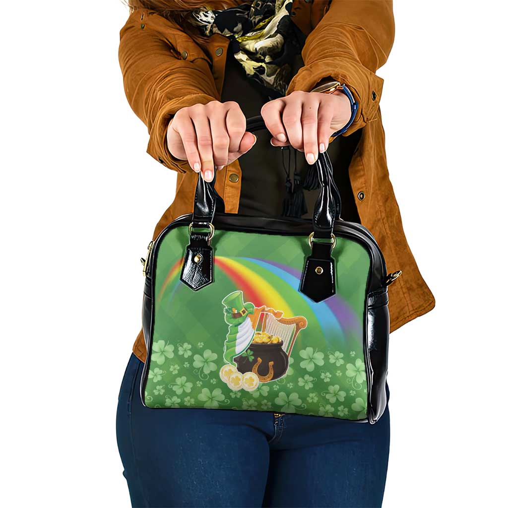 Celtic Harp Shamrock Republic of Ireland Shoulder Handbag