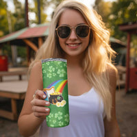 Celtic Harp Shamrock Republic of Ireland Skinny Tumbler