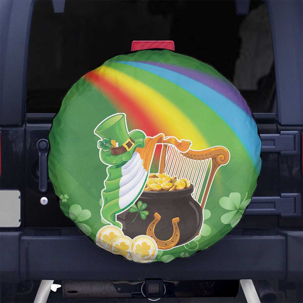 Celtic Harp Shamrock Republic of Ireland Spare Tire Cover