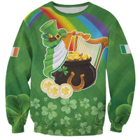 Celtic Harp Shamrock Republic of Ireland Sweatshirt