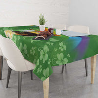 Celtic Harp Shamrock Republic of Ireland Tablecloth