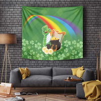 Celtic Harp Shamrock Republic of Ireland Tapestry