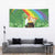Celtic Harp Shamrock Republic of Ireland Tapestry