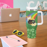 Celtic Harp Shamrock Republic of Ireland Tumbler With Handle