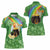 Celtic Harp Shamrock Republic of Ireland Women Polo Shirt