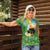Celtic Harp Shamrock Republic of Ireland Women Polo Shirt