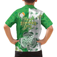 Ireland 17th March Saint Patrick's Day Hawaiian Shirt Irish Leprechaun with Shamrock