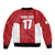 Custom Malta Football Jersey Go Champions Bomber Jacket Red Style