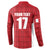 Custom Malta Football Jersey Go Champions Button Sweatshirt Red Style
