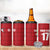 Custom Malta Football Jersey Go Champions 4 in 1 Can Cooler Tumbler Red Style