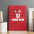 Custom Malta Football Jersey Go Champions Canvas Wall Art Red Style