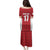 Custom Malta Football Jersey Go Champions Family Matching Puletasi and Hawaiian Shirt Red Style