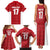 Custom Malta Football Jersey Go Champions Family Matching Tank Maxi Dress and Hawaiian Shirt Red Style