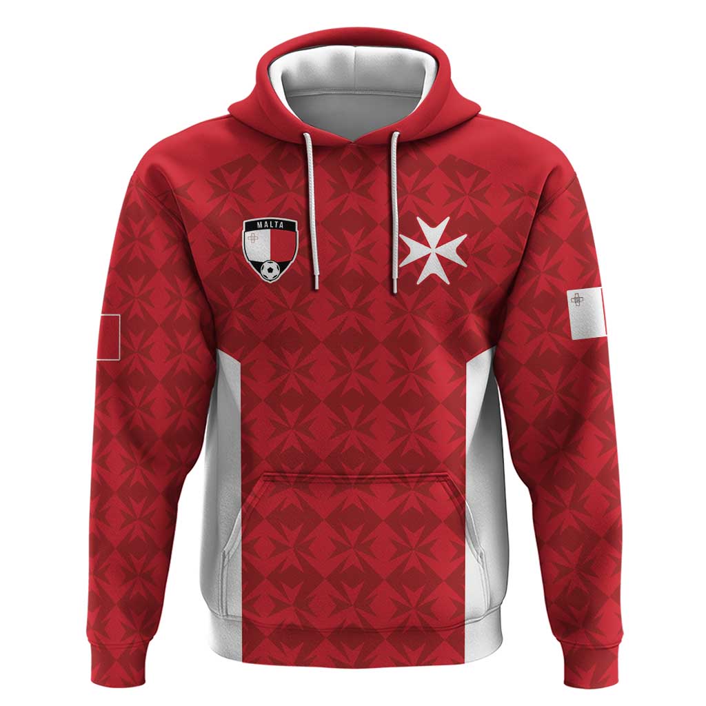 Custom Malta Football Jersey Go Champions Hoodie Red Style