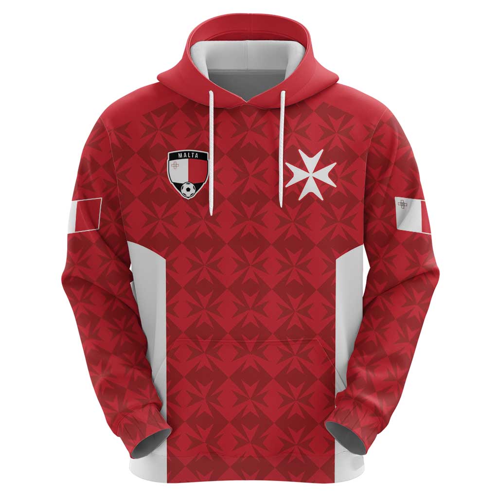 Custom Malta Football Jersey Go Champions Hoodie Red Style
