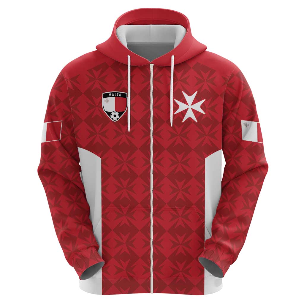 Custom Malta Football Jersey Go Champions Hoodie Red Style