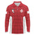 Custom Malta Football Jersey Go Champions Long Sleeve Polo Shirt Red Style
