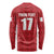 Custom Malta Football Jersey Go Champions Long Sleeve Shirt Red Style