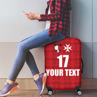 Custom Malta Football Jersey Go Champions Luggage Cover Red Style