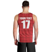 Custom Malta Football Jersey Go Champions Men Tank Top Red Style