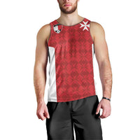 Custom Malta Football Jersey Go Champions Men Tank Top Red Style