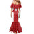Custom Malta Football Jersey Go Champions Mermaid Dress Red Style