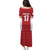 Custom Malta Football Jersey Go Champions Puletasi Red Style