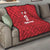 Custom Malta Football Jersey Go Champions Quilt Red Style