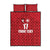 Custom Malta Football Jersey Go Champions Quilt Bed Set Red Style