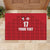 Custom Malta Football Jersey Go Champions Rubber Doormat Red Style